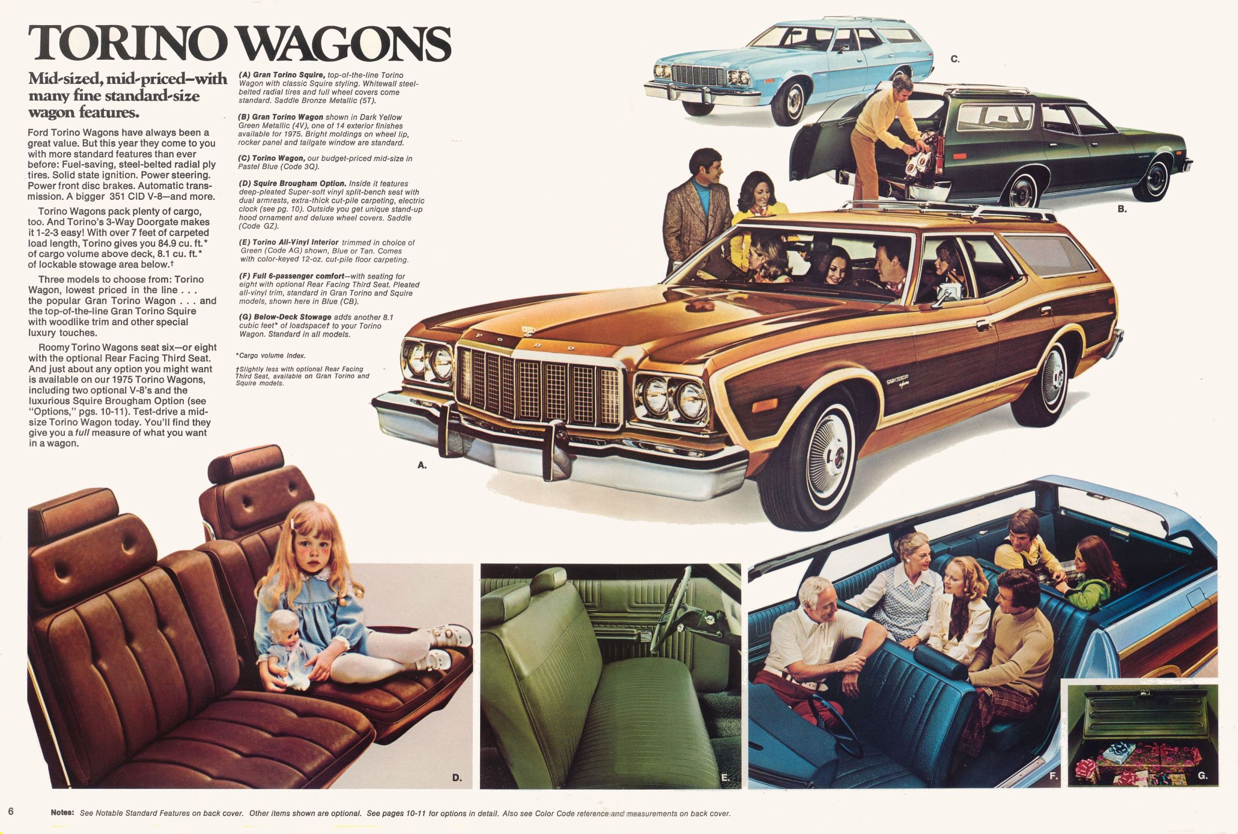 1975 Ford Wagons Brochure Page 4